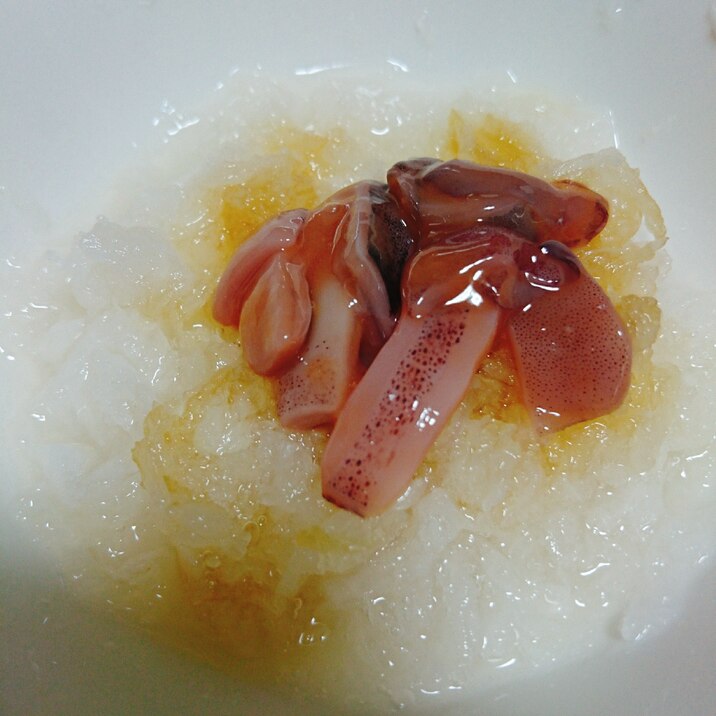 大根おろしとイカの塩辛おつまみ レシピ 作り方 By やっすん 楽天レシピ